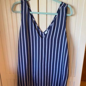 Old Navy XXL blue & light gray stripes